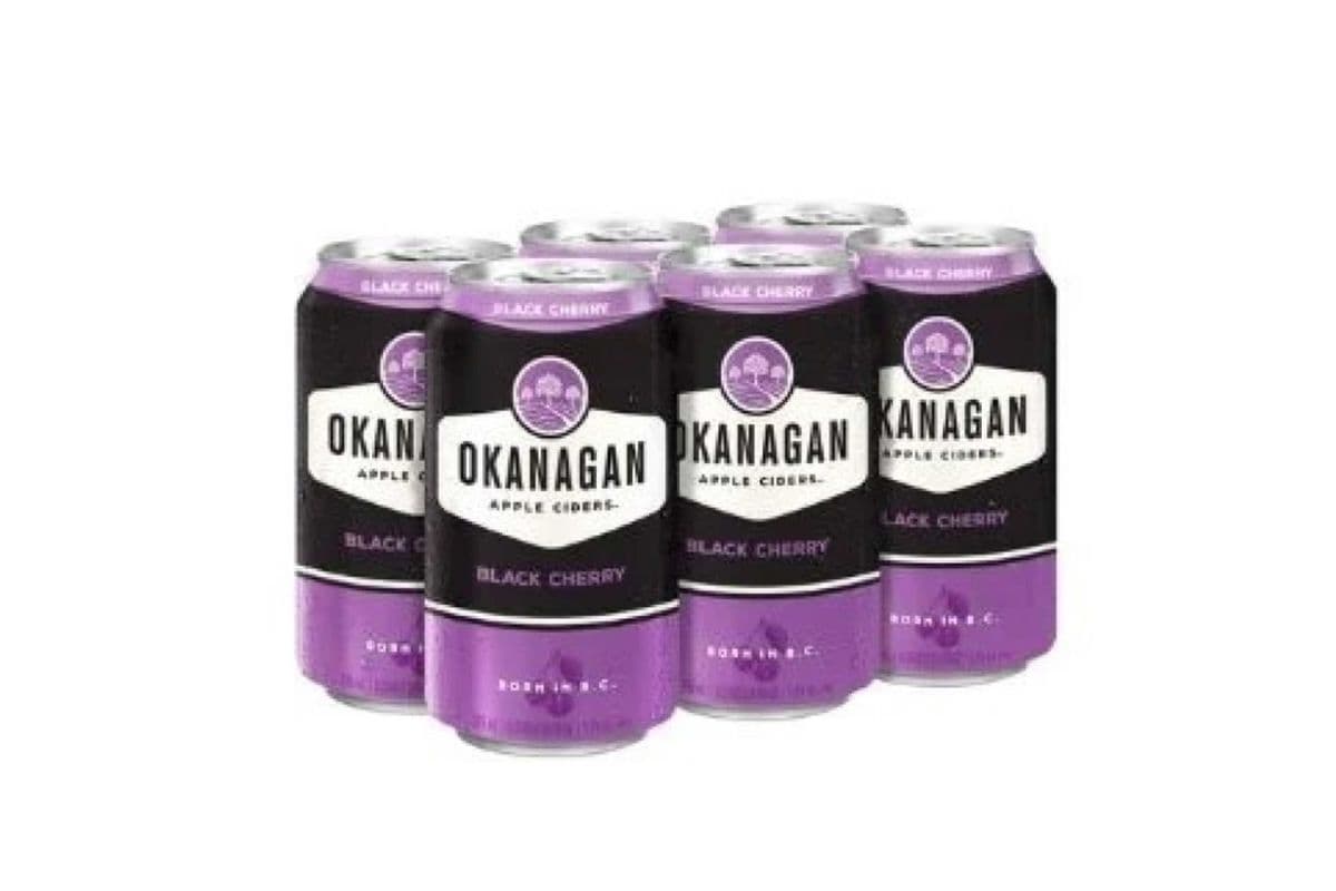 OKANAGAN PREMIUM BLACK CHERRY 6 CANS (1 x 355 ML)