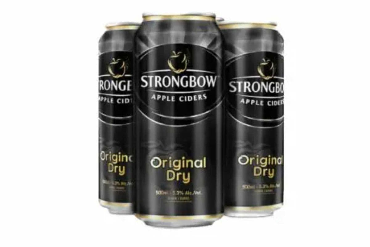 Strongbow Apple cider (4 x 440 ml Cans)
