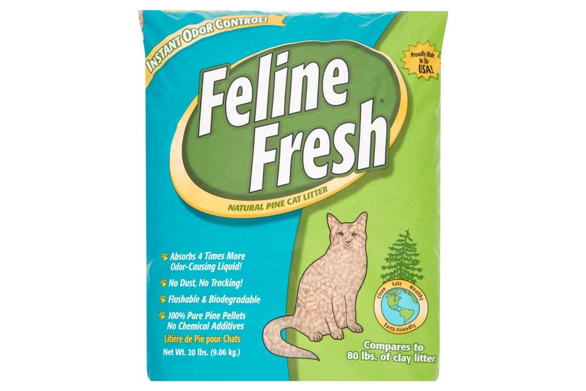 Feline Fresh Pellet Cat Litter (20 lbs)