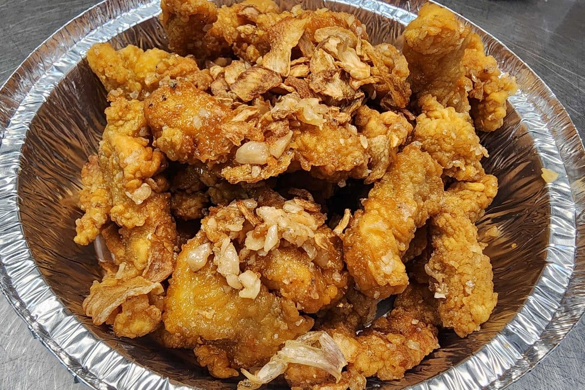 Dry Garlic Boneless Pork