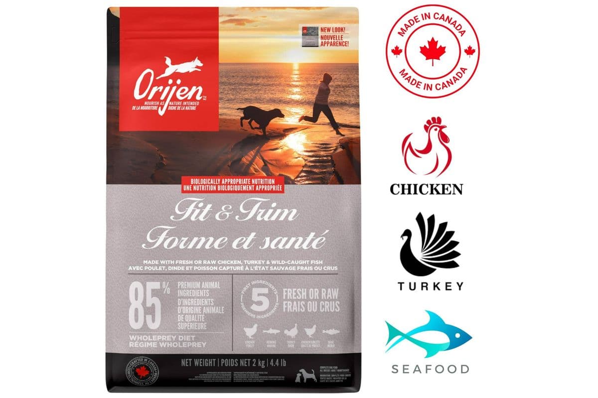 Orijen Fit and Trim Dry Dog Food (25 lbs)