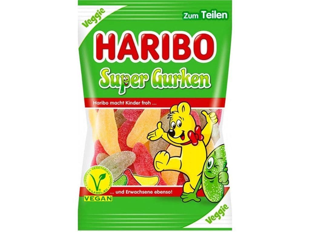 Haribo Super Pickles Sour Candy Bag