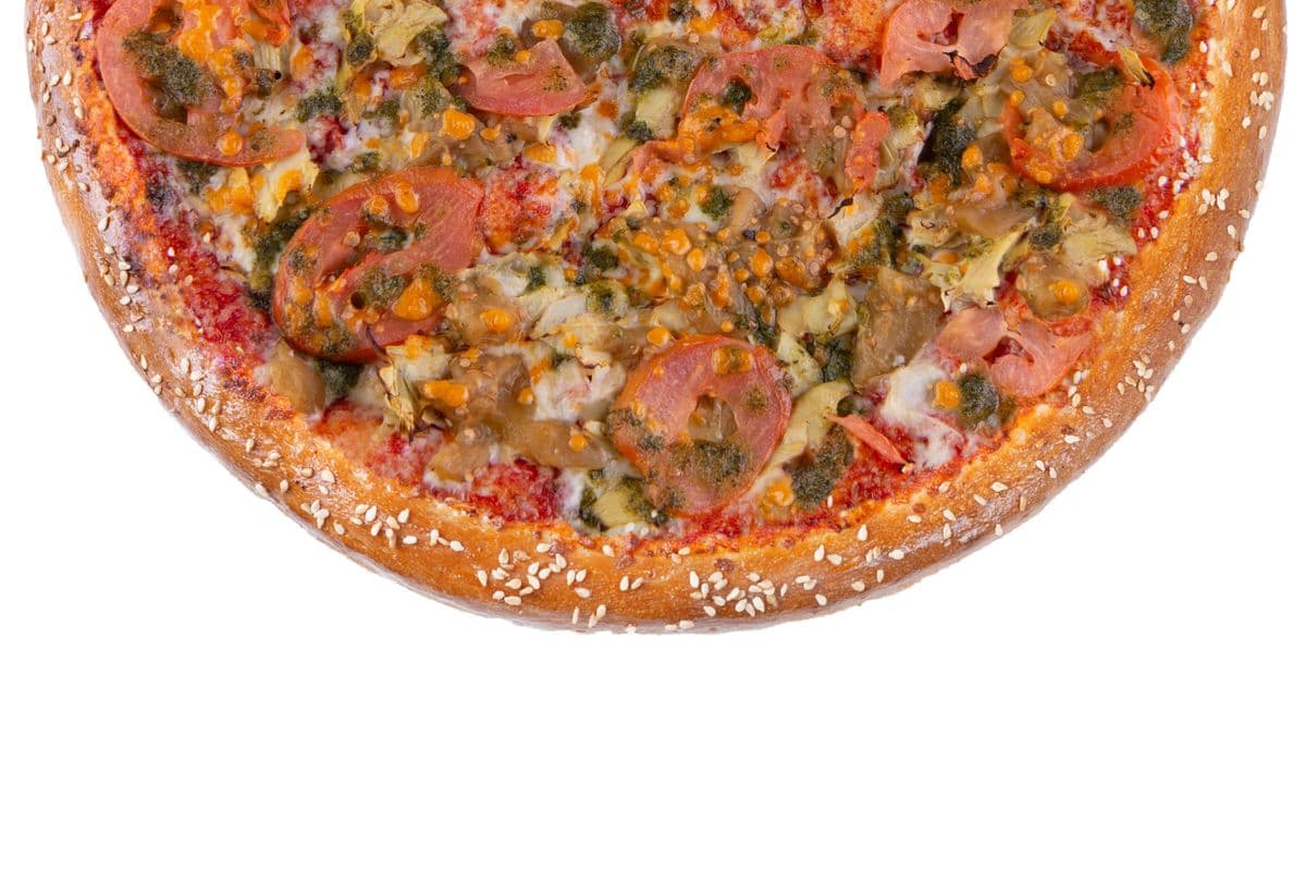 Medium Eggplant Artichoke Pizza