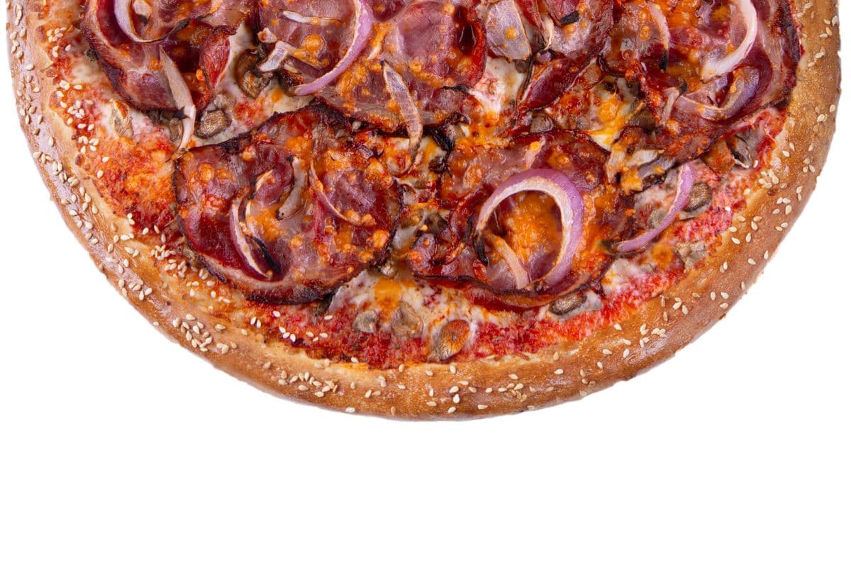 Large Capicollo Mushroom Pizza
