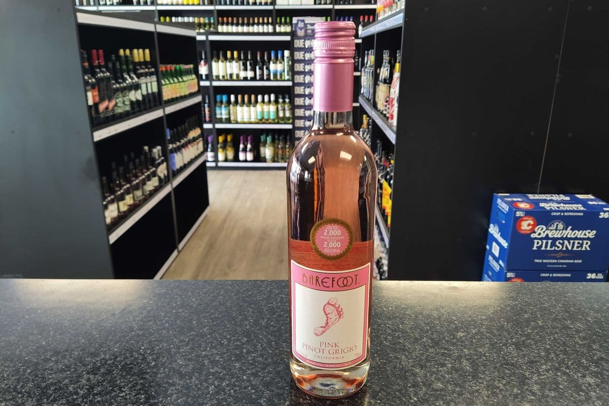 Barefoot – Pink Pinot Grigio (1 x 750ml Bottle)