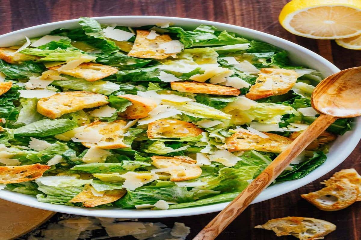 Vegetarian Caesar Salad Unlimited Toppings