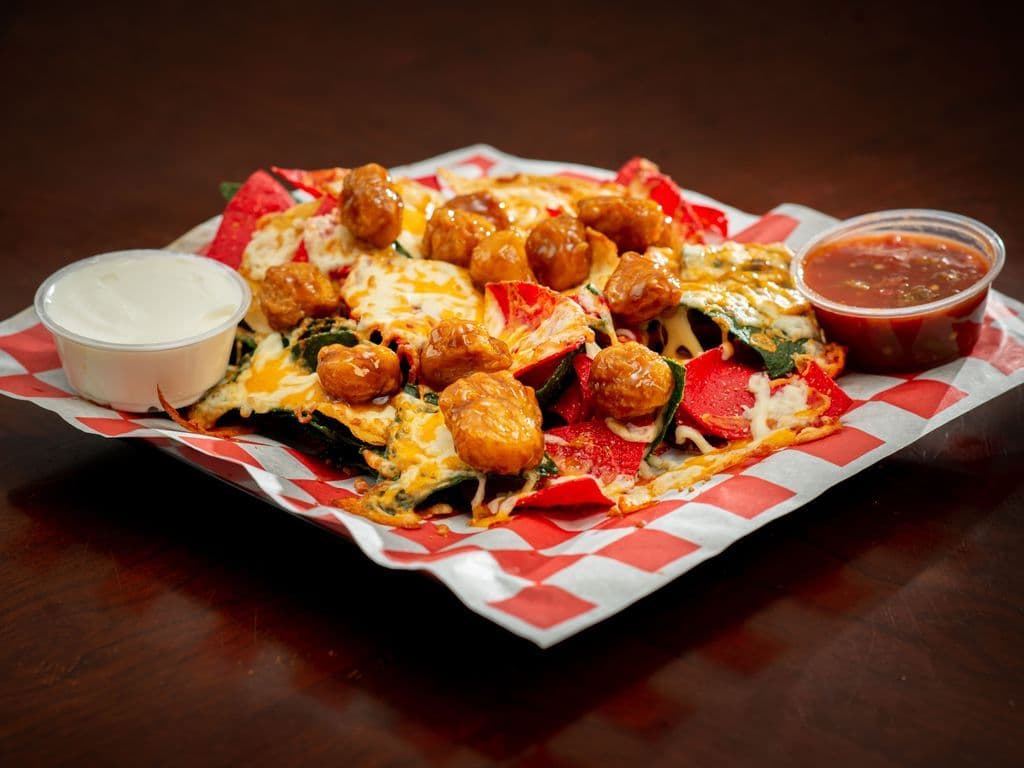 #18 Fried Chicken Honey Garlic Nacho