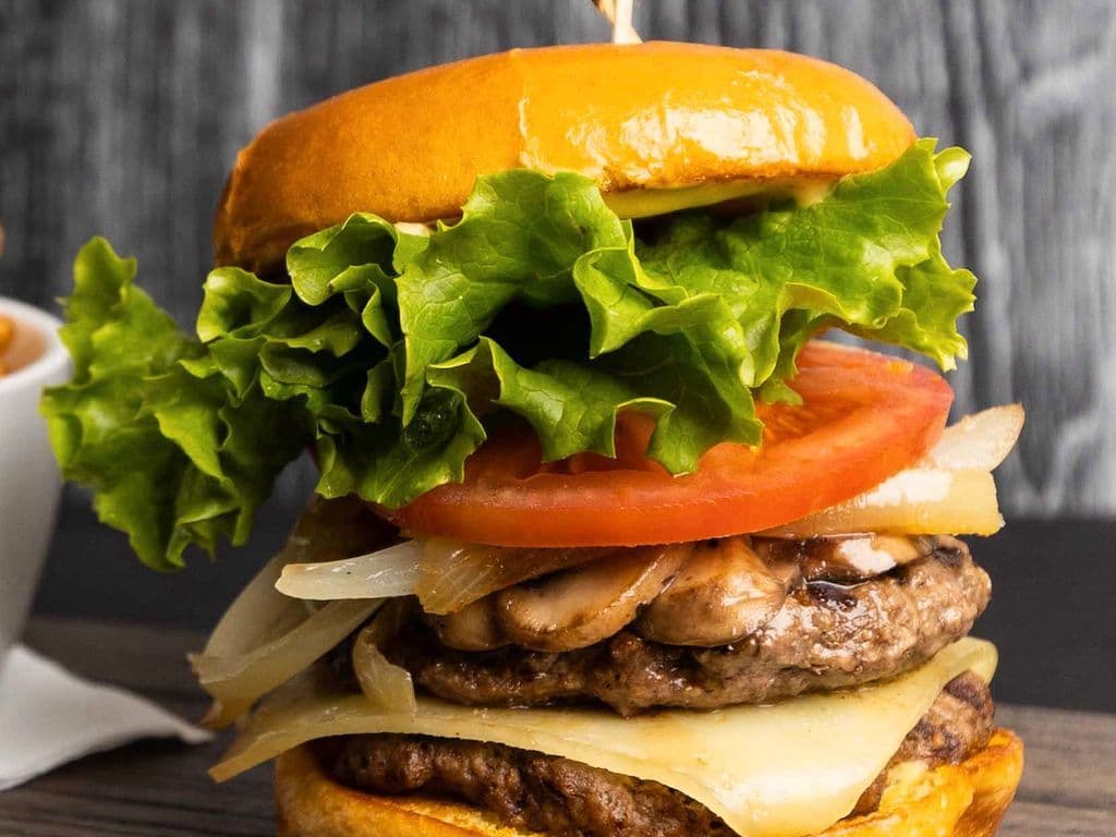 Mushroom Swiss Burger