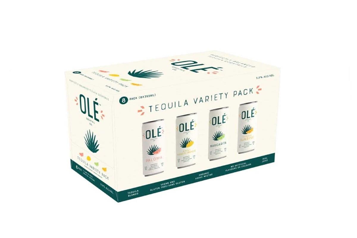872639. OLE TEQUILA VARIETY PACK (8 x 355ML (CANS))
