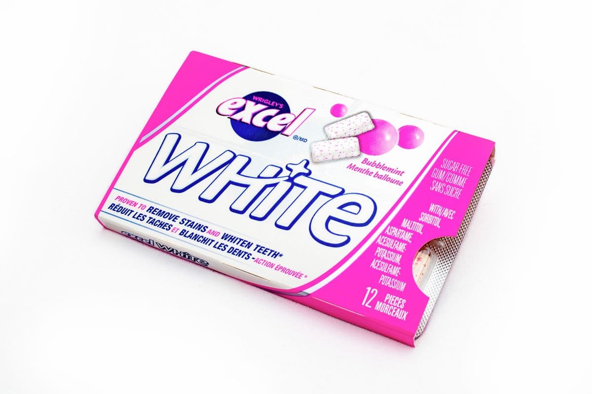 Excel White Bubblemint Gum