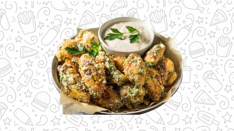 Caesar Parmesan Wings