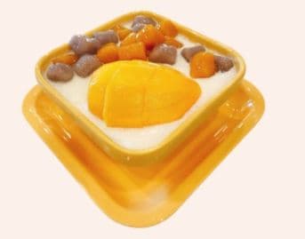 Mango and Taro ball In Vanilla Sauce - 芒果白雪芋圆