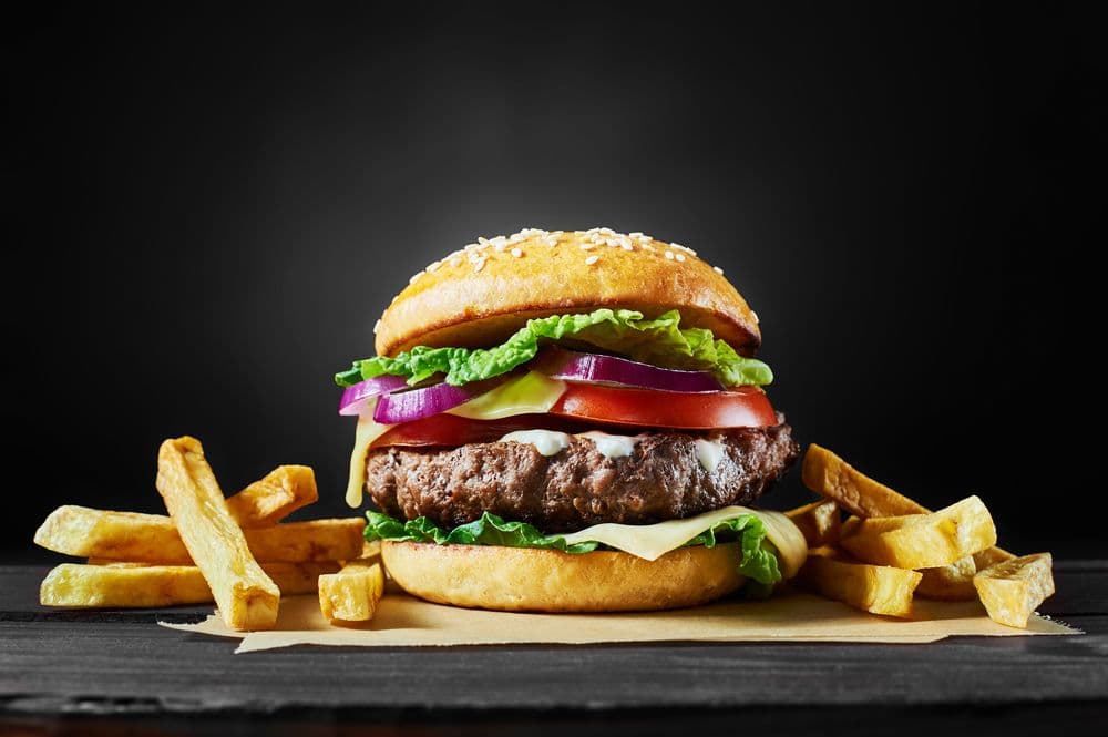 Burger and Fries