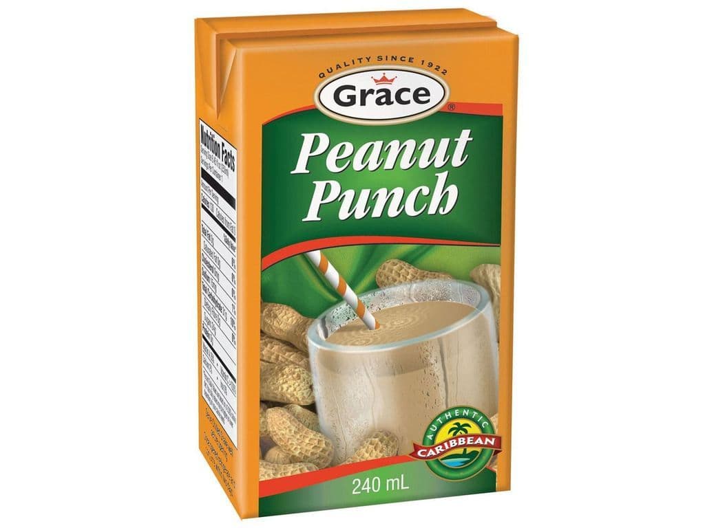 Grace Peanut Punch Jamaican Milk Drink 250ml Carton
