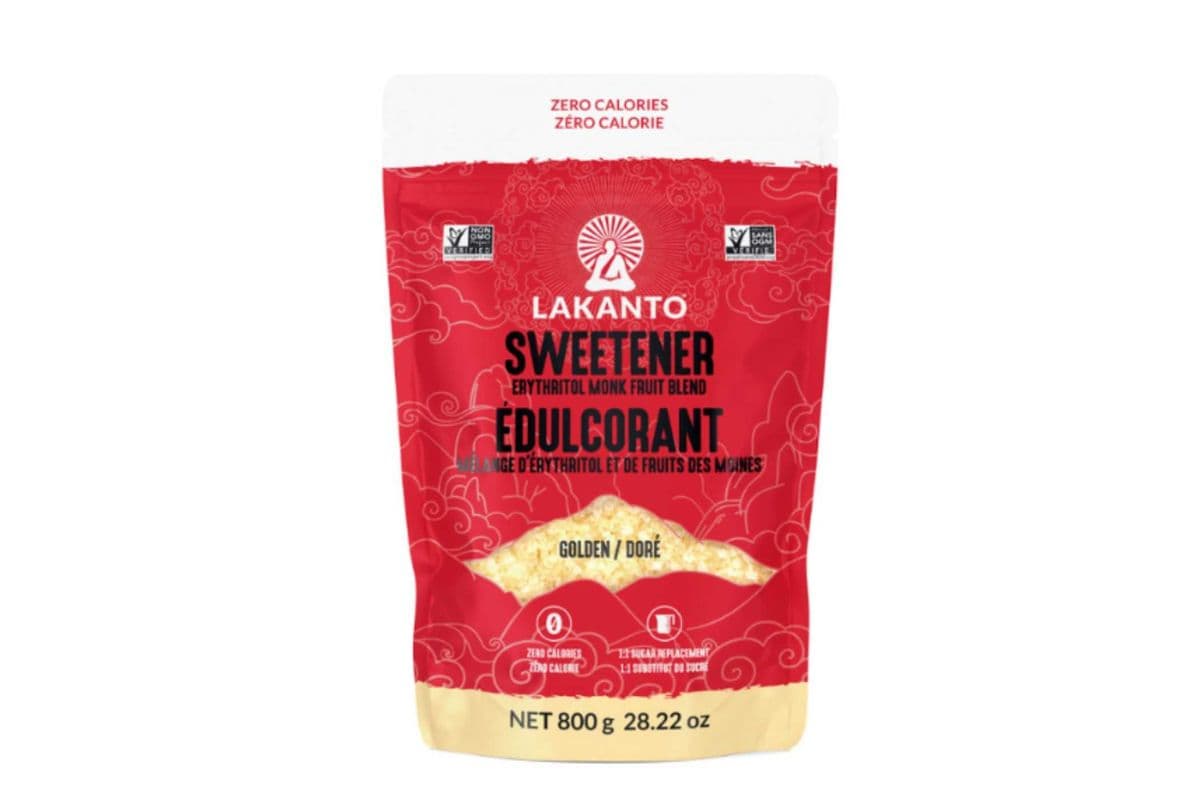 LAKANTO GOLDEN SUGAR-FREE SWEETENER, 800 G, CONTAINS MONK FRUIT, NATURAL SUGAR SUBSTITUTE, DIABETIC FRIENDLY, VEGAN (800 g)