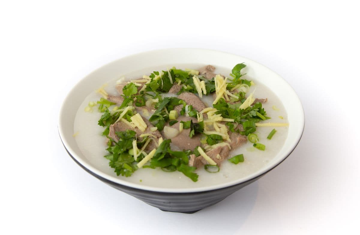 C6 Pork Liver Congee (爽滑豬潤粥)