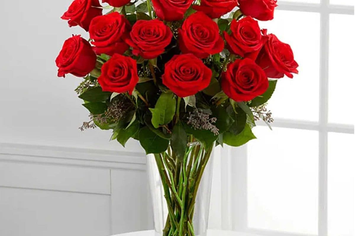 18 Long Stem Red Roses