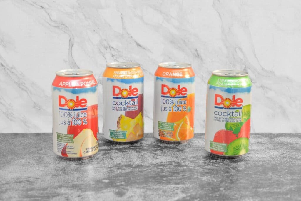 Dole Juice Cans (340ml)
