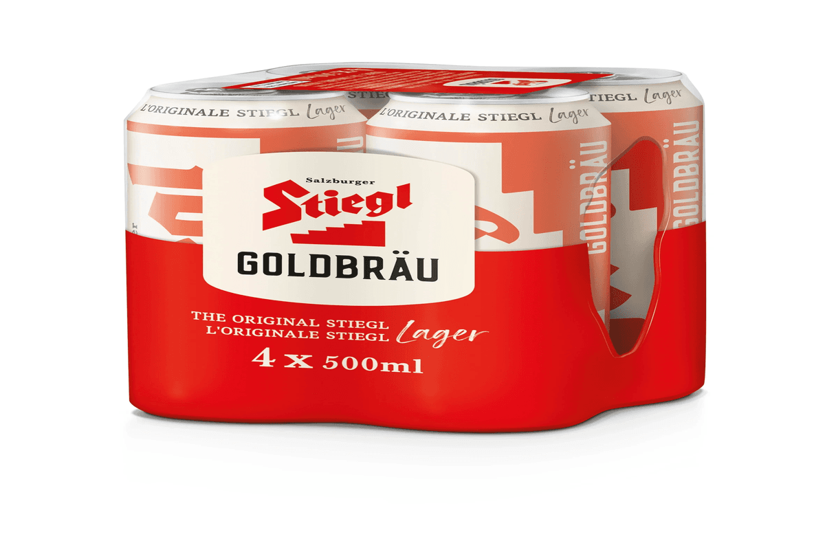 Stigel Goldbrau Lager Cans (4 x 500ml)
