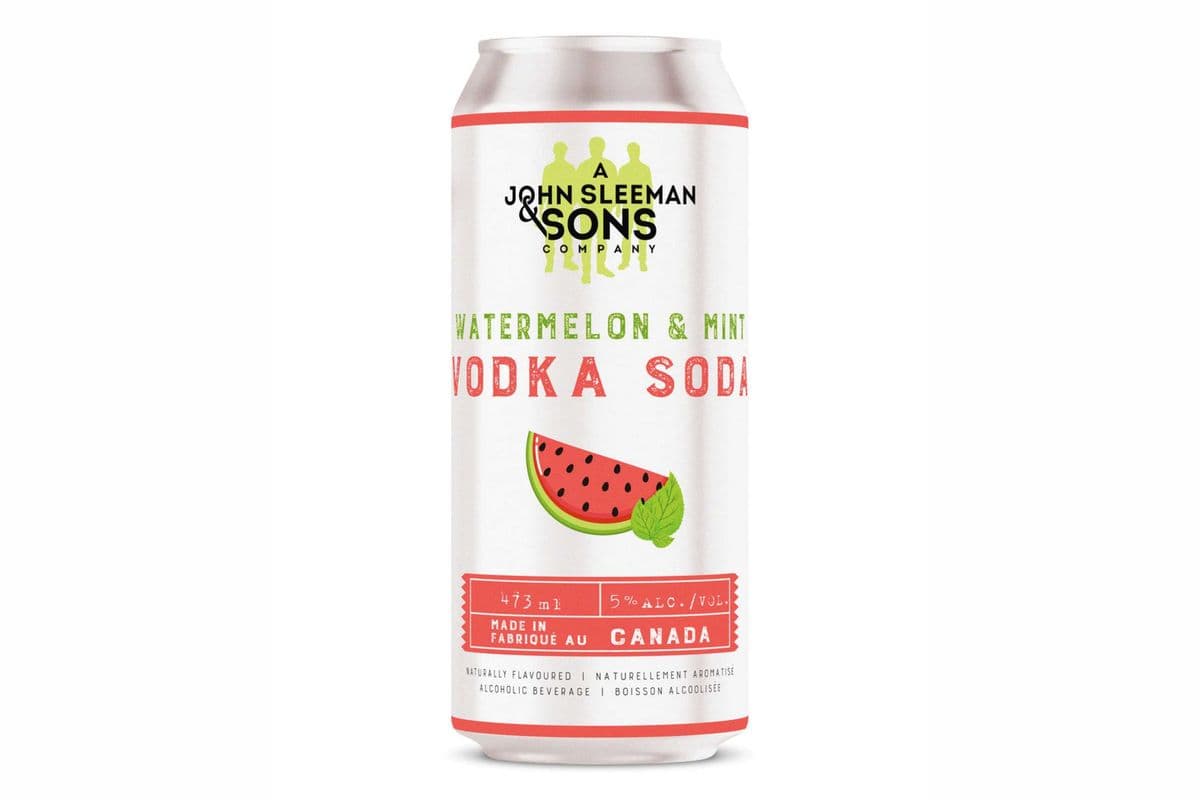 John Sleeman & Sons Watermelon and Mint Vodka Soda 473ml (1 x 473ml)