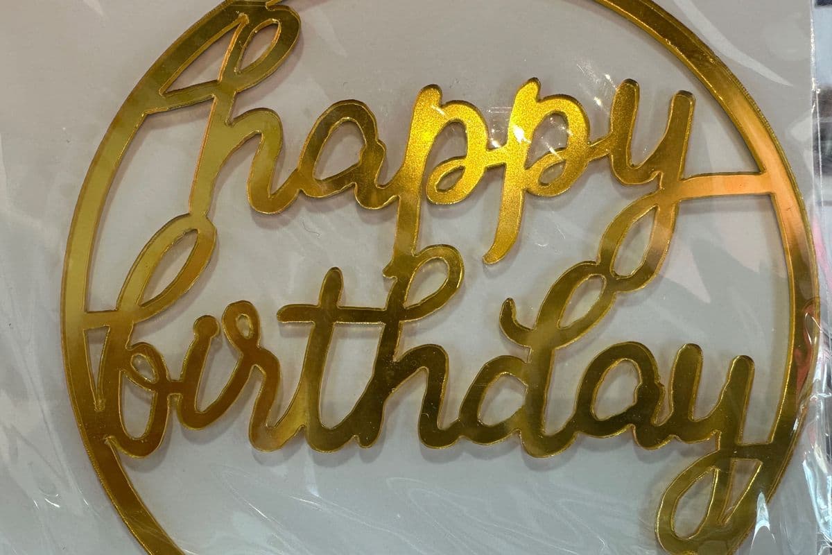 Happy Birthday Sign