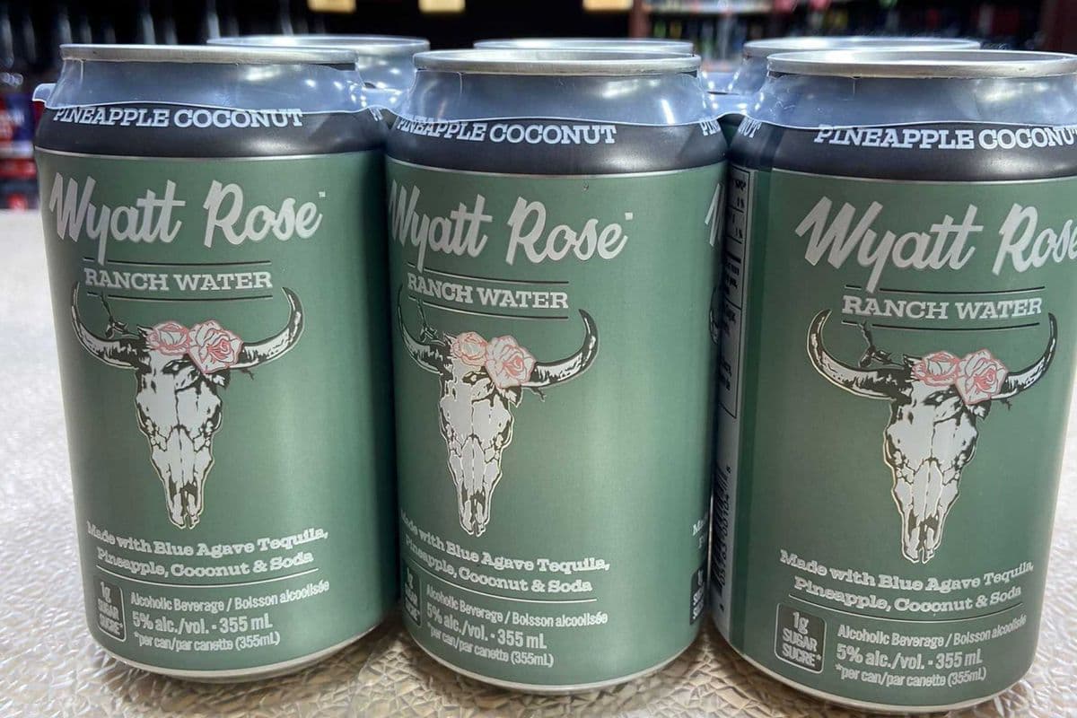 WYATT ROSE RANCH WATER PINEAPPLE COCONUT 6 PK (1 x 6X355 ML)