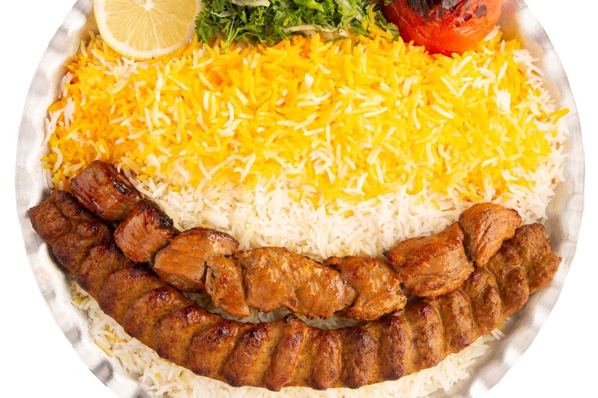 Lamb Chenje Soltani Kebab Dish