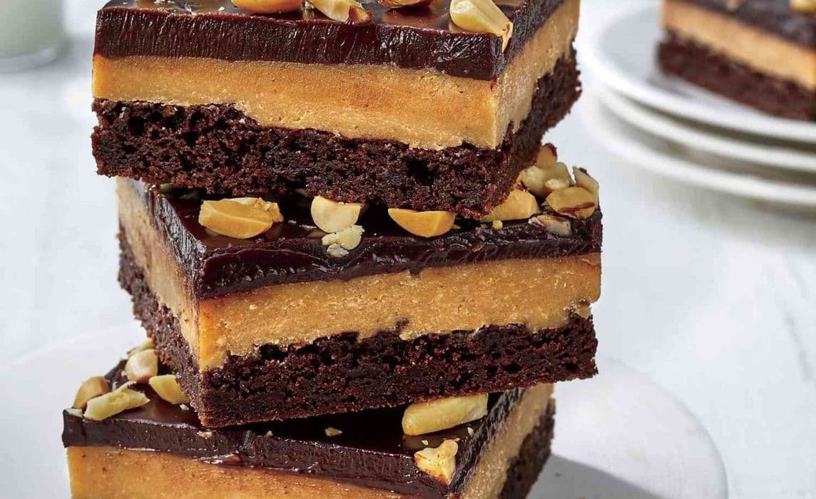 Peanut Butter Fudge Brownie (V)(GF)