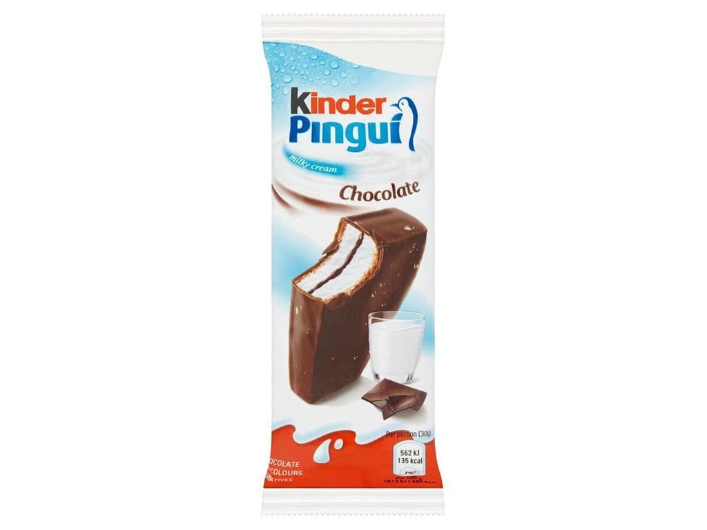 Kinder Pingui Mousse Refrigerator Snack Euro