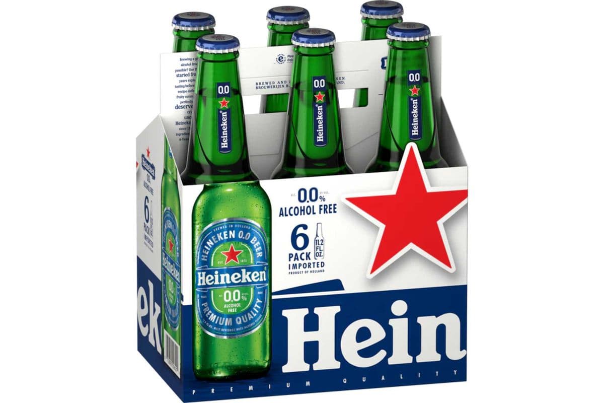 Heineken Non Alcoholic Beer (0.0%) (6 bottles)