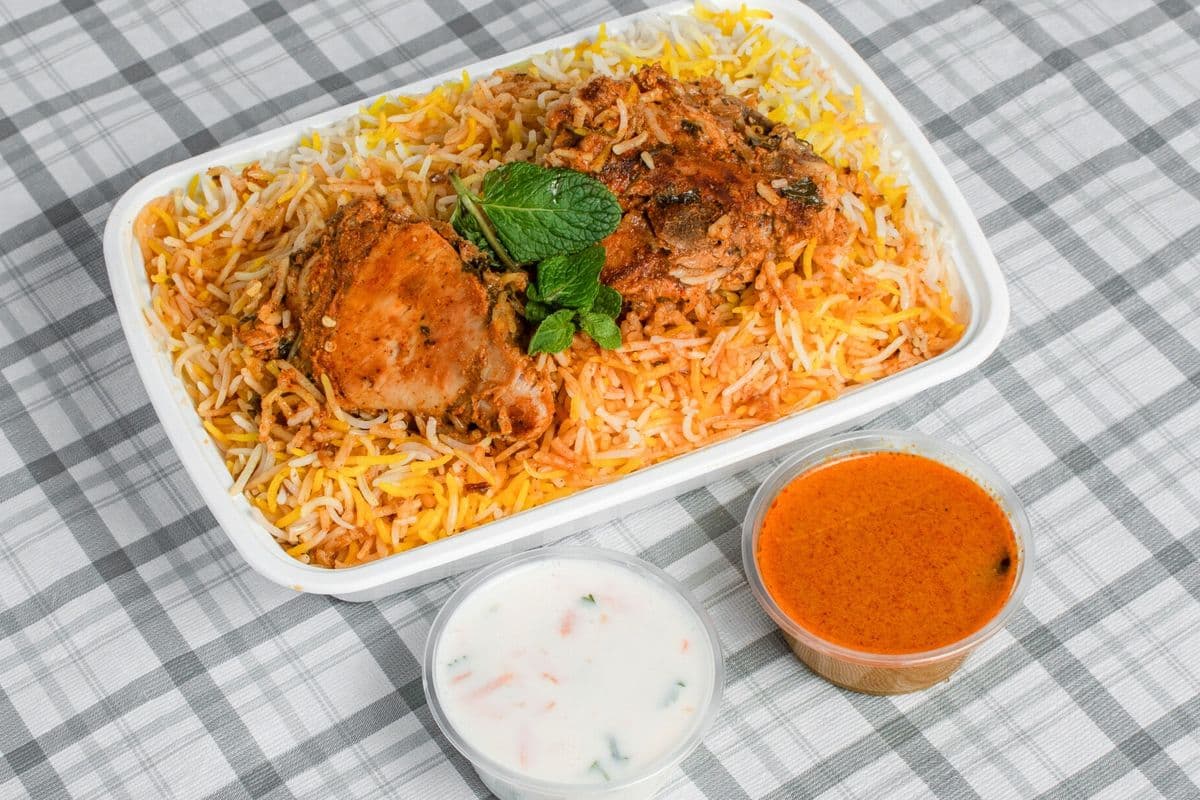 Hyderabad Chicken Dum Biryani