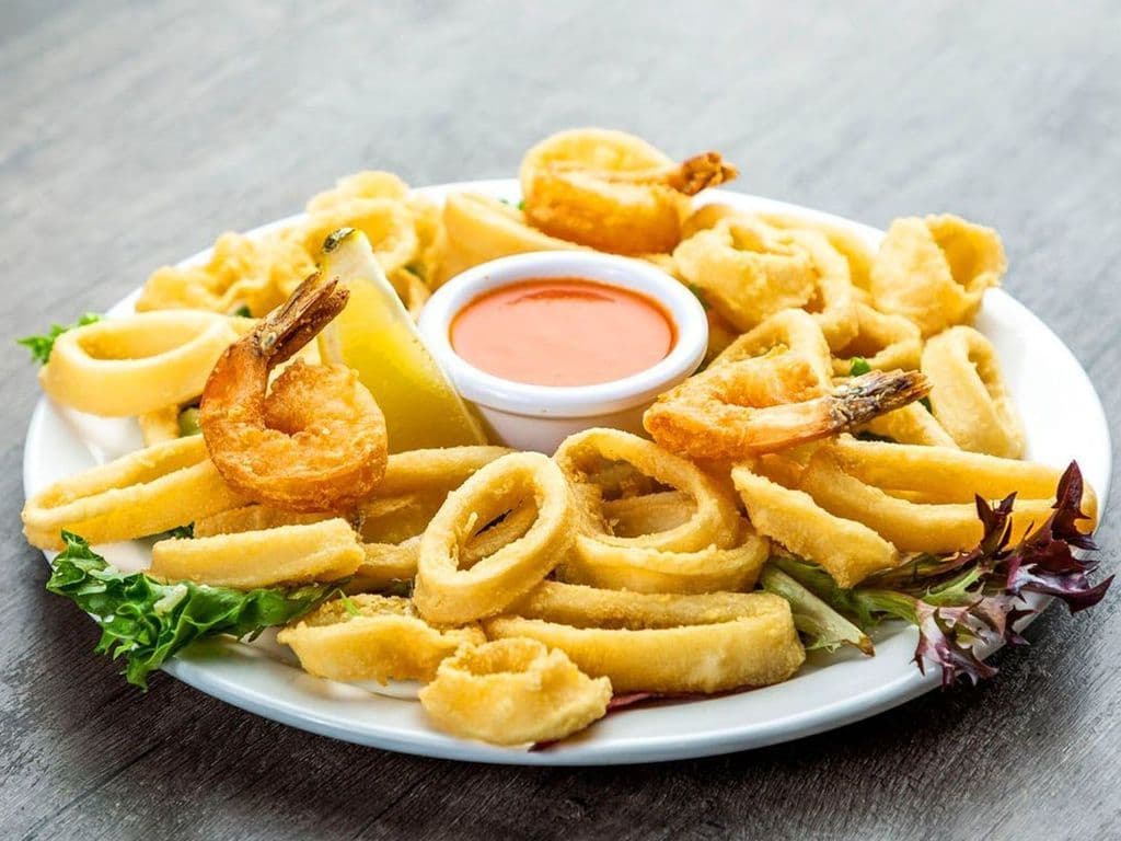 Calamari and Gamberi Fritti
