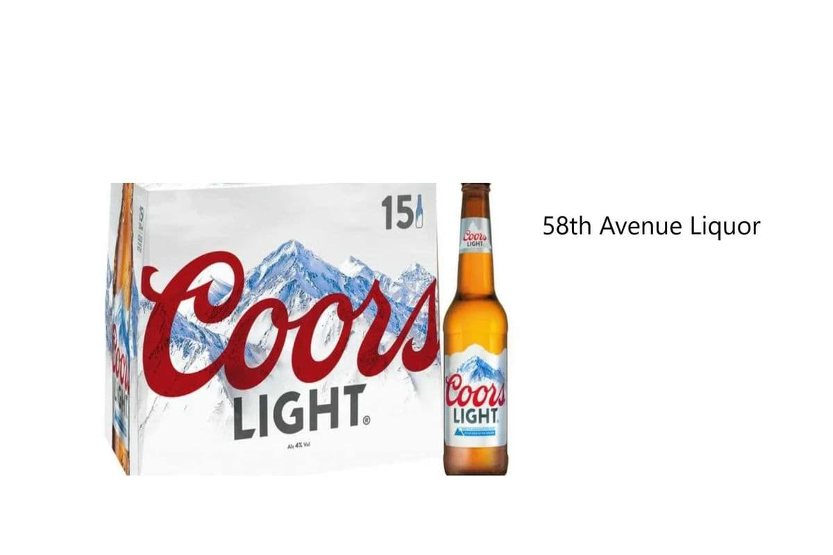 COORS LIGHT 15BTLS (1 x 15*341ML)