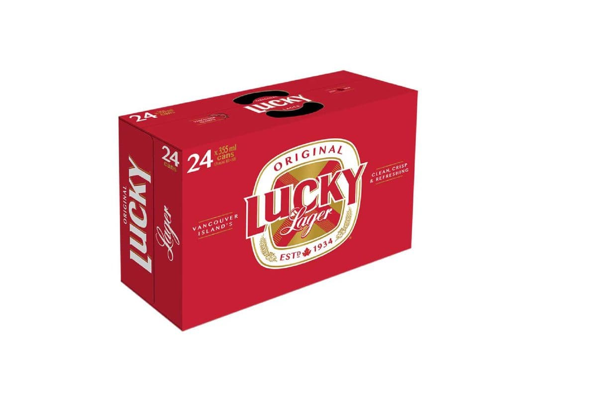 Lucky Lager 24 Pack Cans (24 x 355 ml Cans)