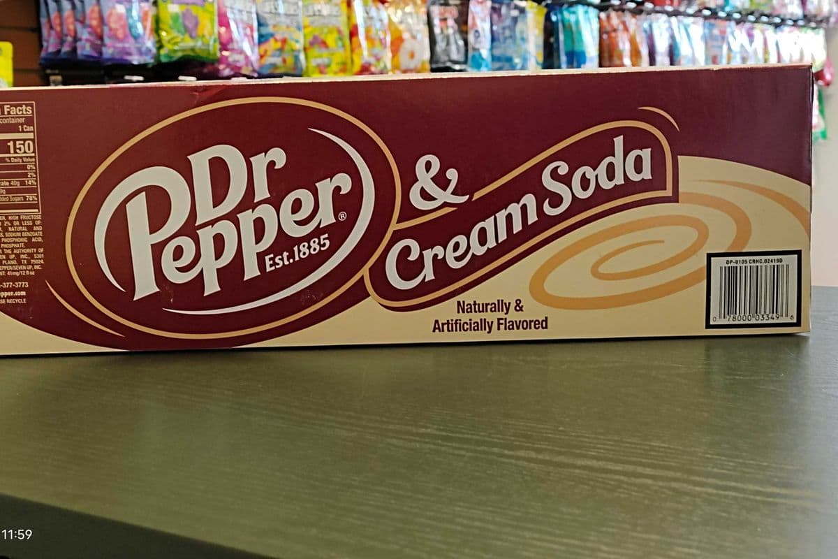 Case Dr Pepper Cream Soda (355ml x12)