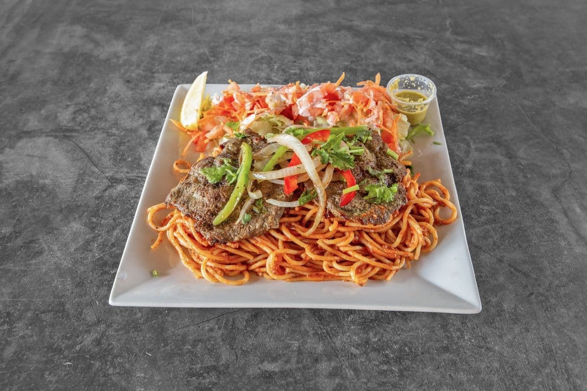 Beef Steak with Salad