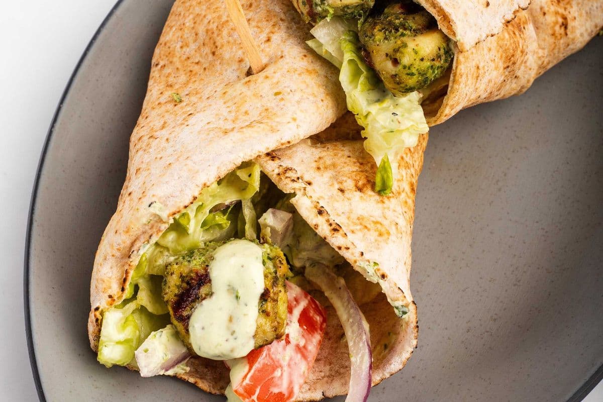 Chicken Souvlaki Wrap