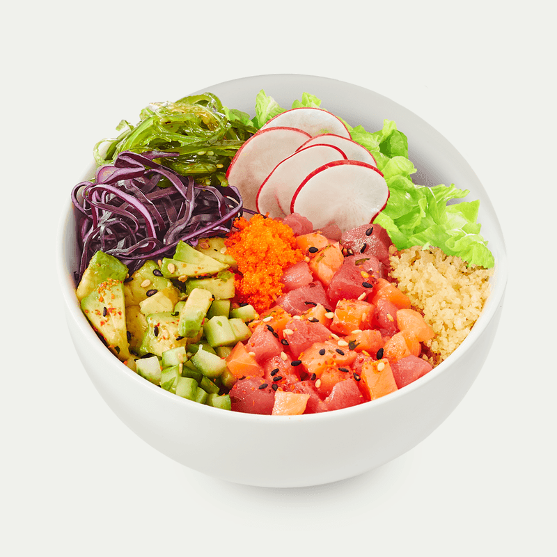 Salmon & Tuna Poke / Poke Saumon et thon