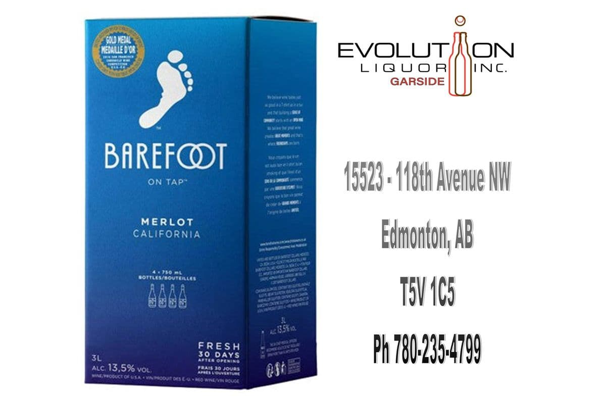 Barefoot Merlot 3000B (1 x 3L Box)