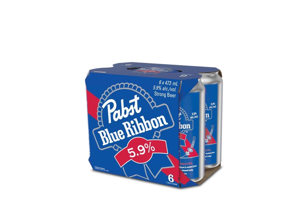 Pabst BlueRibbon (6 x 473 ml Can)