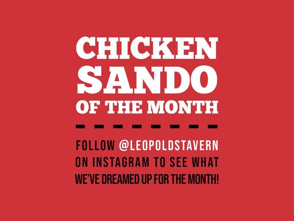 Chicken Sando of the Month