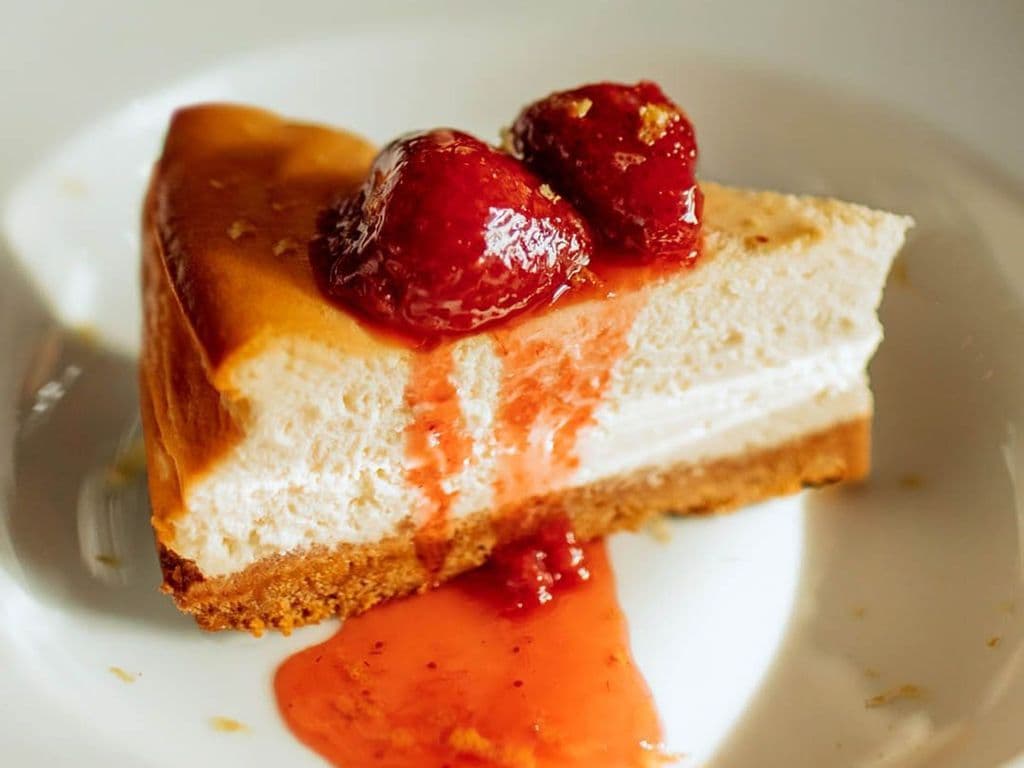 Gâteau au fromage style new-yorkais / New York-style cheesecake