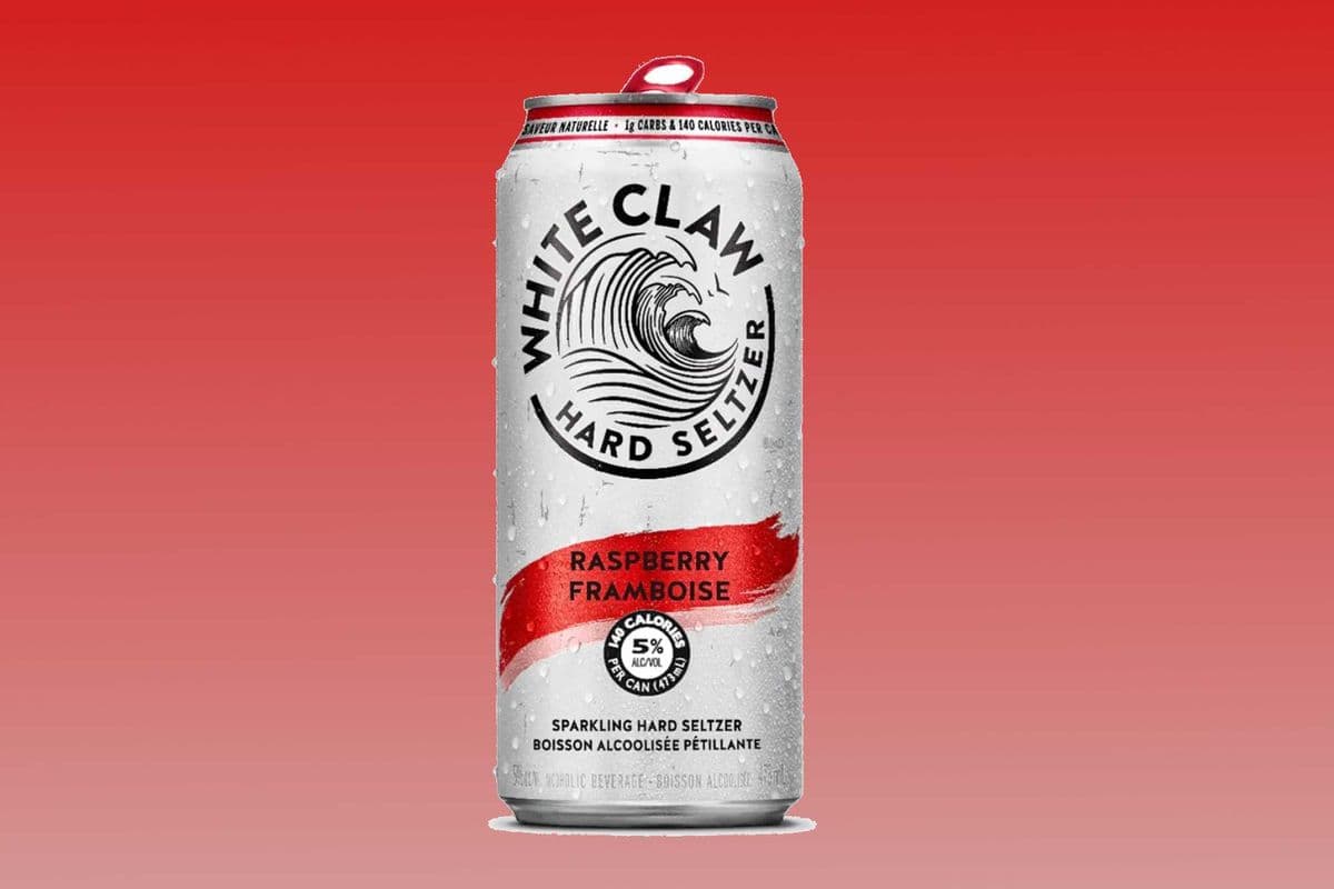 White Claw Hard Seltzer - Raspberry (1 x 355 ml Can)