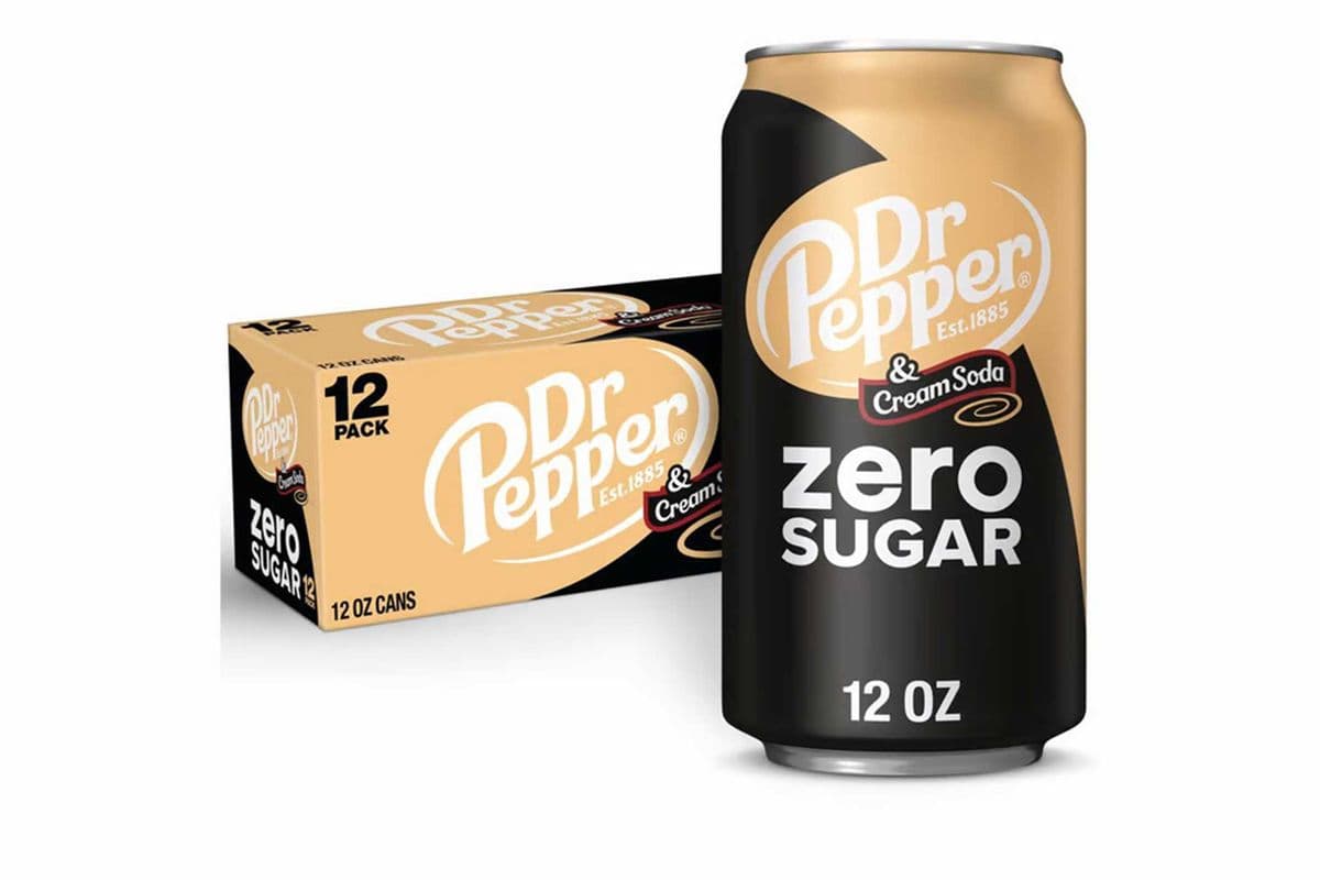 Dr. Pepper Cream Soda Zero Sugar (12oz)