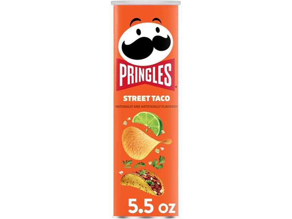 Pringles Street Taco Potato Chips 156g Savory and Salty
