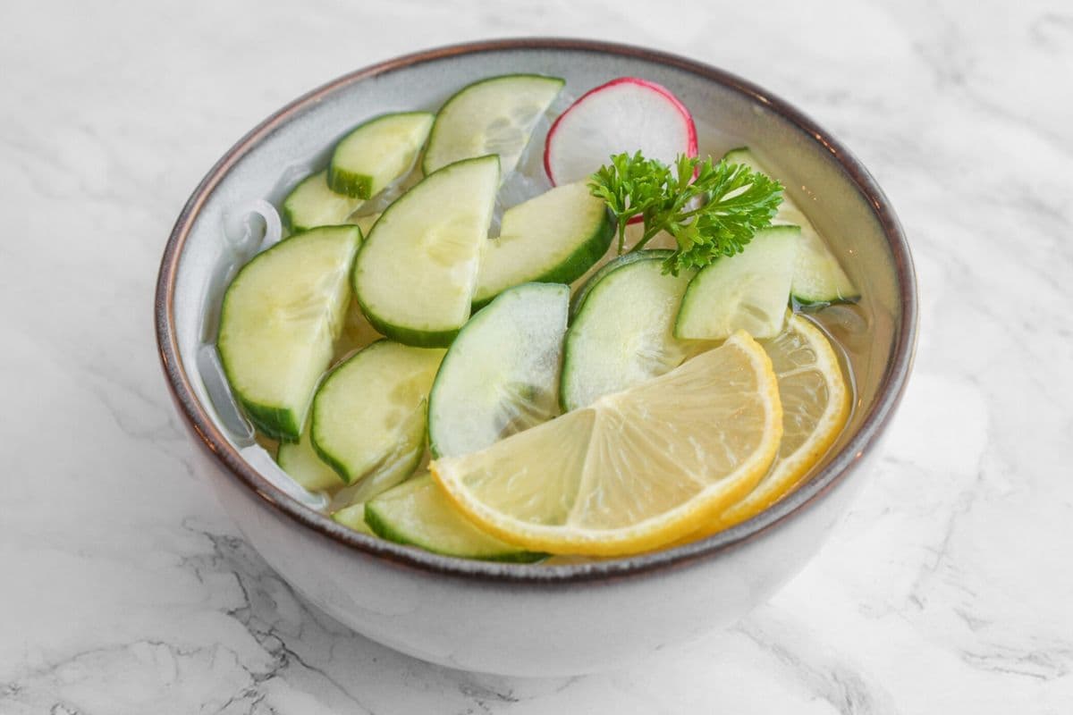 17. Sunomono Vegetable