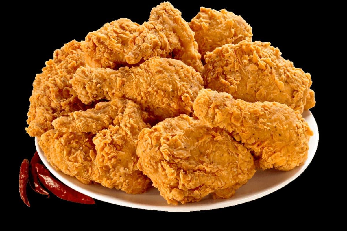 FRIED 8 PIECES & 1 LARGE SIDE