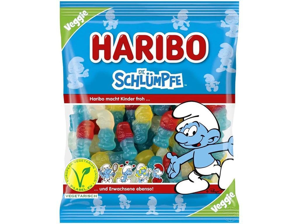 Haribo Smurfs German Gummies 175 Vegetarian Gummy Candies
