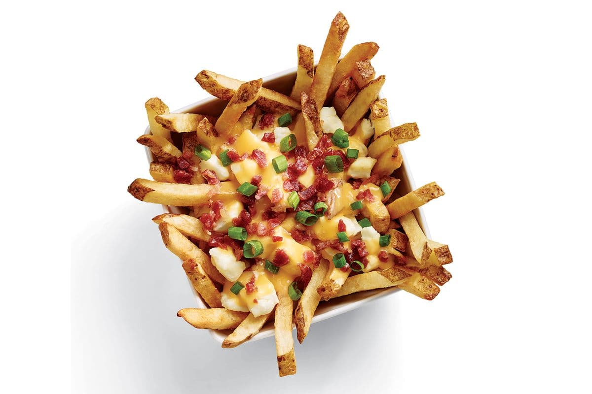 Poutine au bacon et fromage double / Double Bacon Cheese Poutine