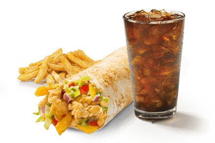 Mexicana Wrap Combo (924-1737 Cals)